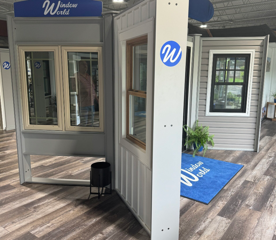 door showroom display